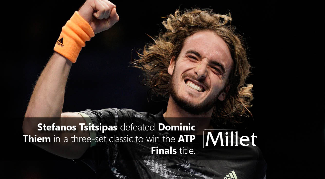 Stefanos Tsitsipas Beats Dominic Thiem to Win ATP Finals Title